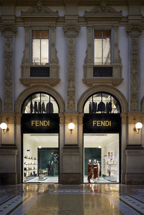 fendi milano boutique|Fendi Opens New Milan Boutique in Galleria Vittorio Emanuele II.